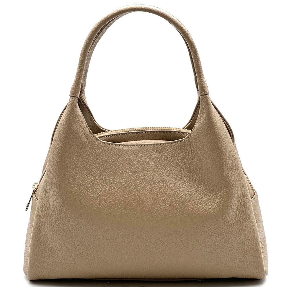 Giulia Italian Cow Leather Shoulder &amp; Crossbody Handbag - Made In Italy