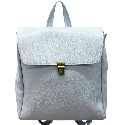 Michela Minimalist Italian Leather Backpack - Made In Italy