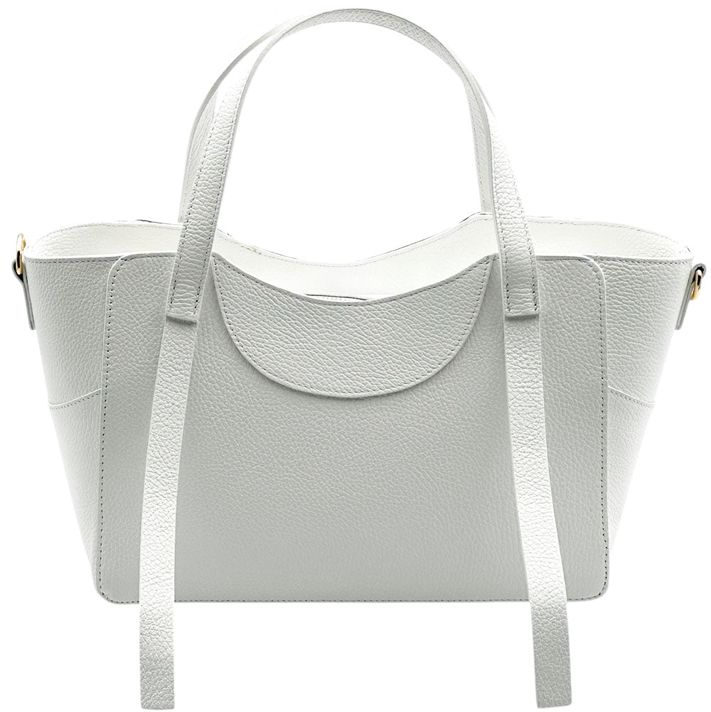 Serilda Italian Cow Leather Structured Shoulder Bag - Made In Italy