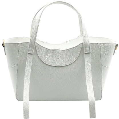 Serilda Italian Cow Leather Structured Shoulder Bag - Made In Italy