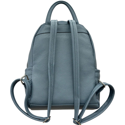 Carola Cow Leather Travel Backpack - Made In Italy