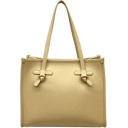 Lara Cow Leather Work Tote Bag - Made In Italy