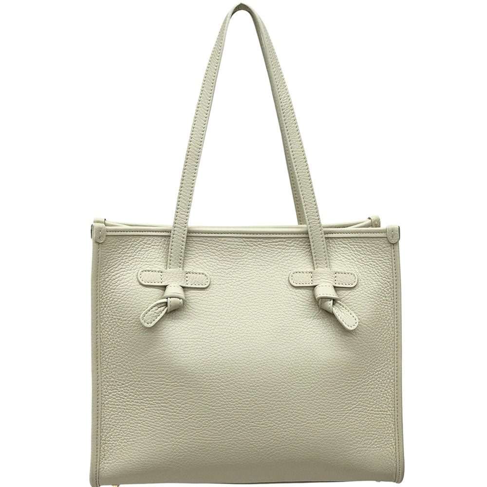 Lara Cow Leather Work Tote Bag - Made In Italy