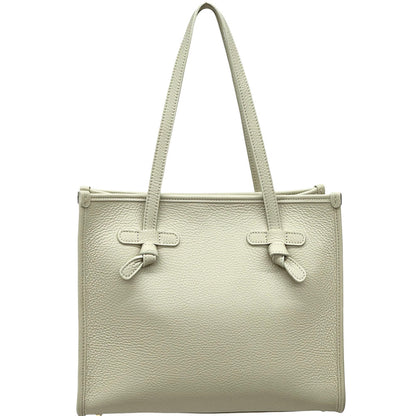 Lara Cow Leather Work Tote Bag - Made In Italy