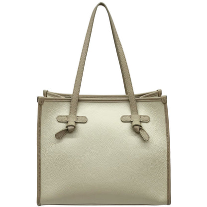 Lara Cow Leather Work Tote Bag - Made In Italy