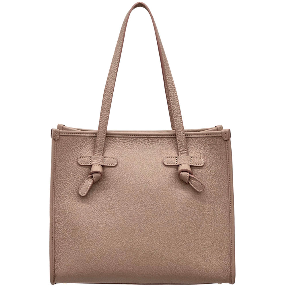 Lara Cow Leather Work Tote Bag - Made In Italy