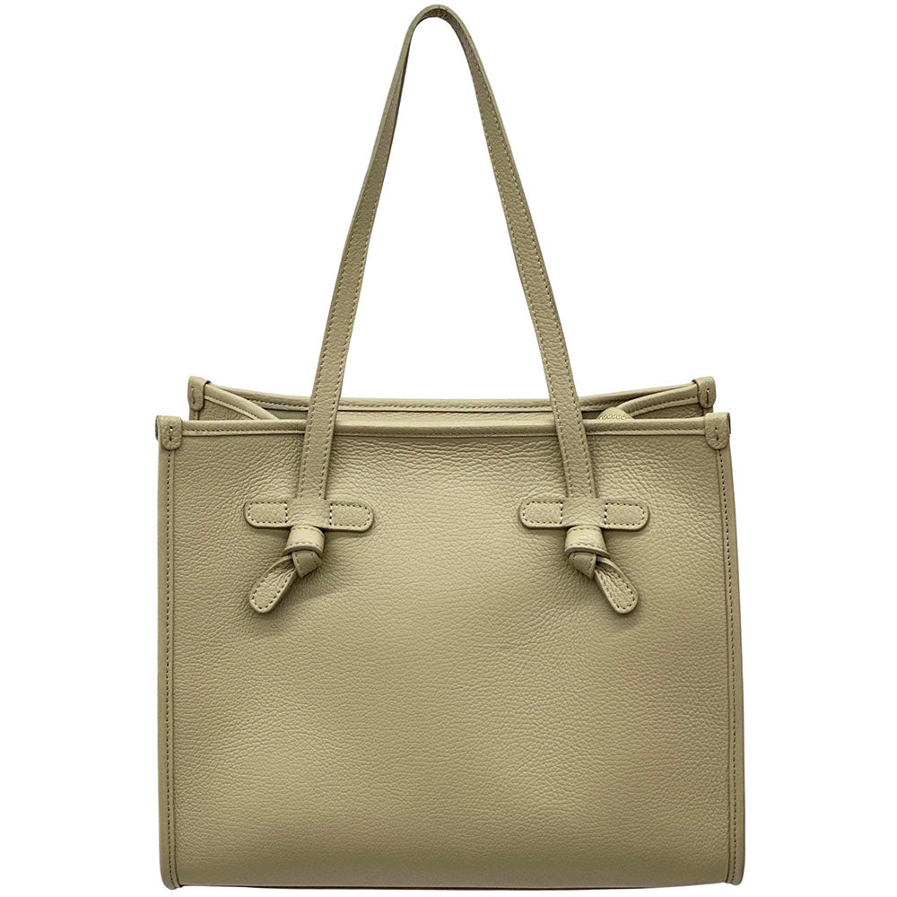 Lara Cow Leather Work Tote Bag - Made In Italy