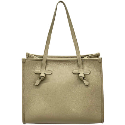 Lara Cow Leather Work Tote Bag - Made In Italy