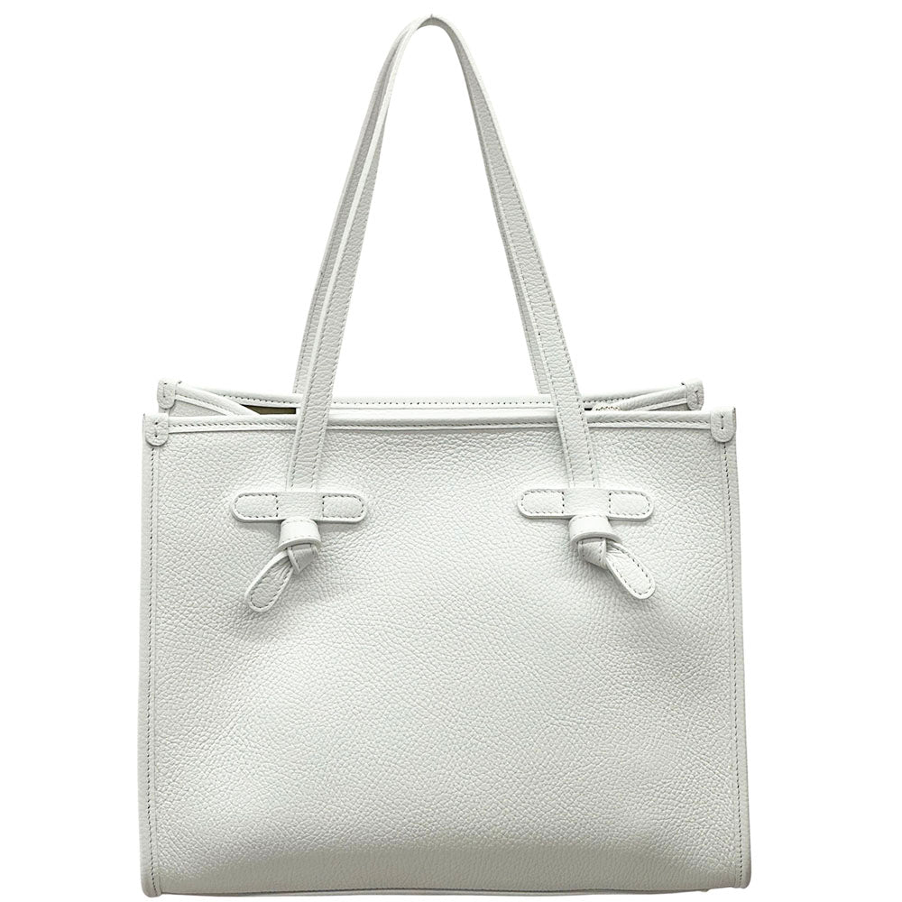 Lara Cow Leather Work Tote Bag - Made In Italy