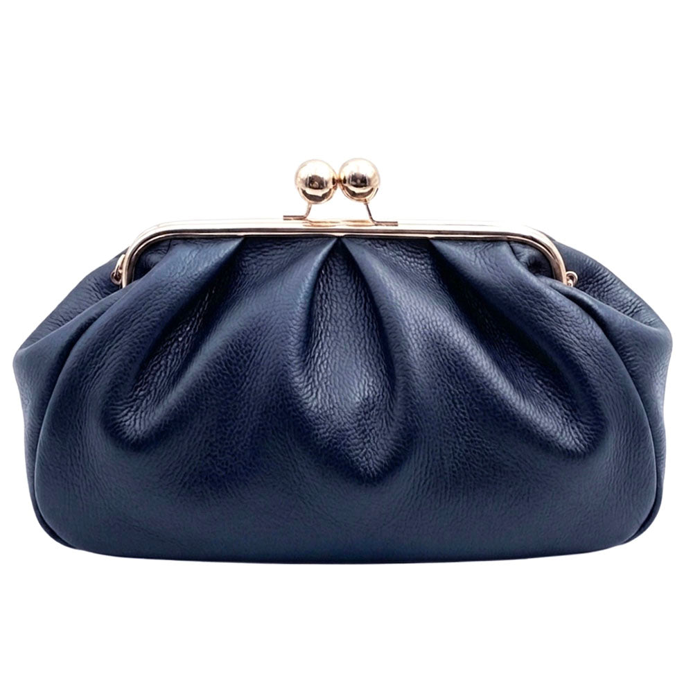 Brunella Frame Cow Leather Bag - Made In Italy