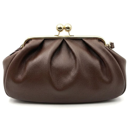 Brunella Frame Cow Leather Bag - Made In Italy