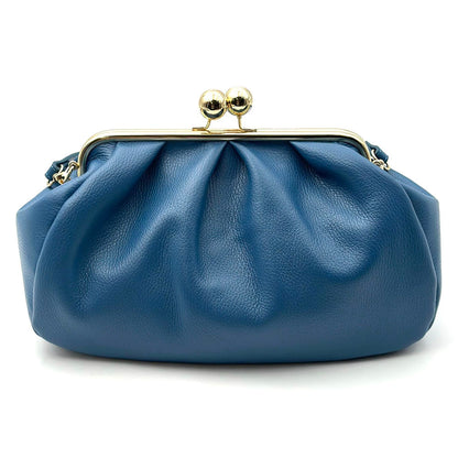 Brunella Frame Cow Leather Bag - Made In Italy