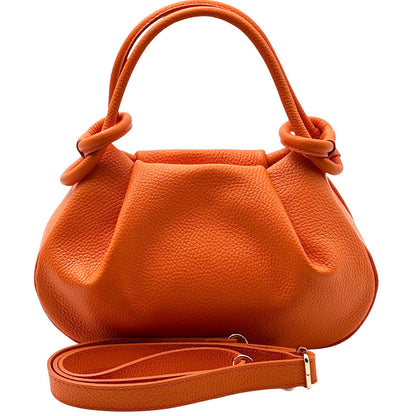Renata Soft Leather Shoulder Bag - Made In Italy