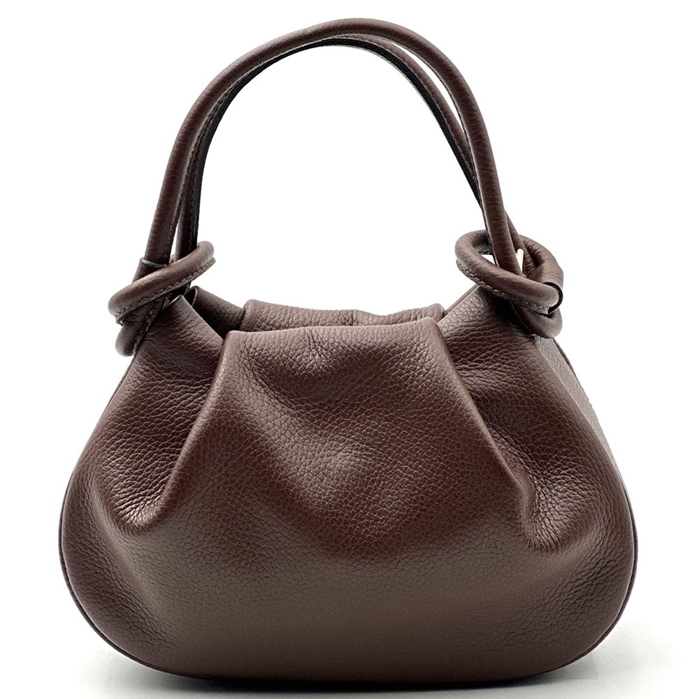 Renata Soft Leather Shoulder Bag - Made In Italy