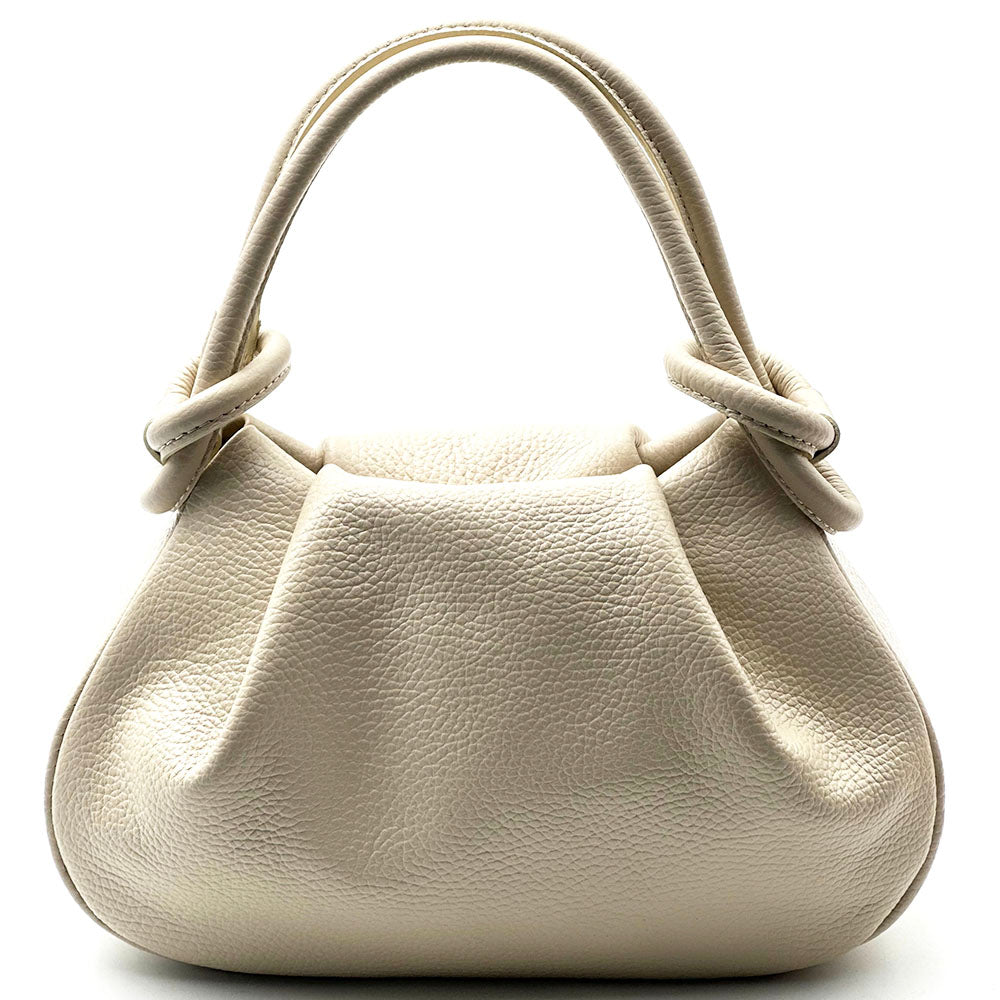 Renata Soft Leather Shoulder Bag - Made In Italy