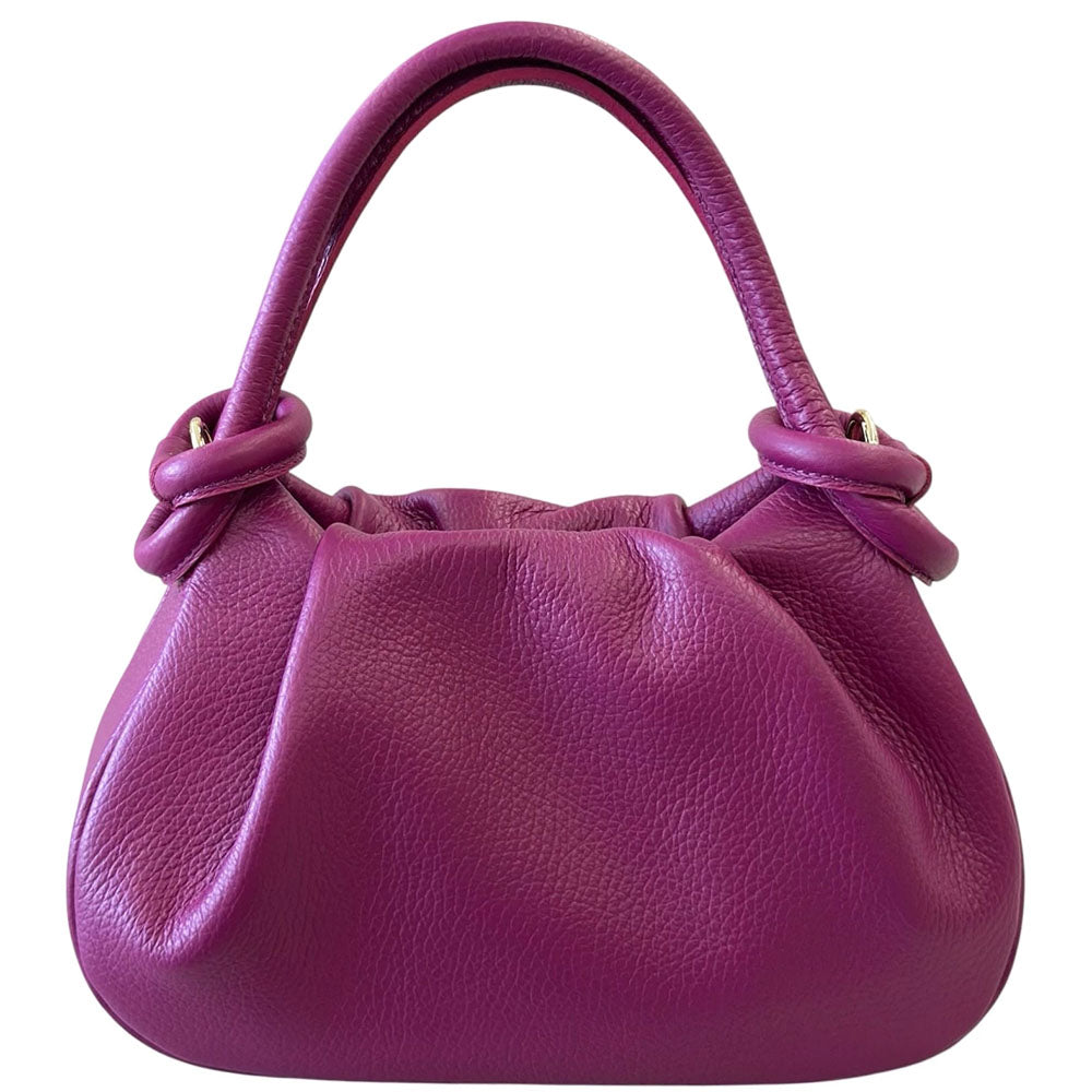 Renata Soft Leather Shoulder Bag - Made In Italy