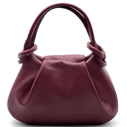 Renata Soft Leather Shoulder Bag - Made In Italy