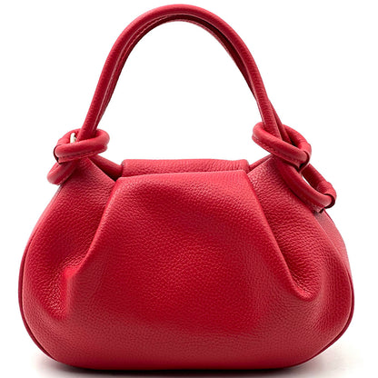 Renata Soft Leather Shoulder Bag - Made In Italy