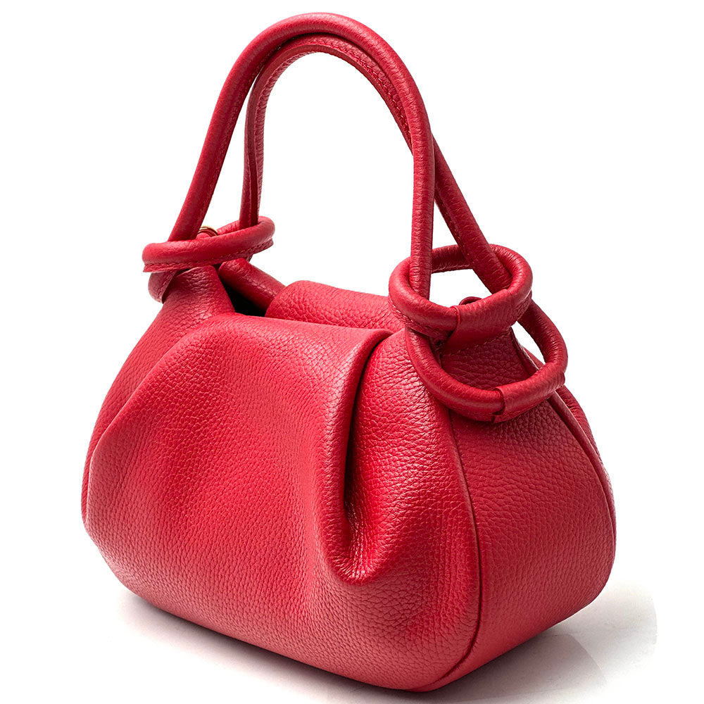 Renata Soft Leather Shoulder Bag - Made In Italy