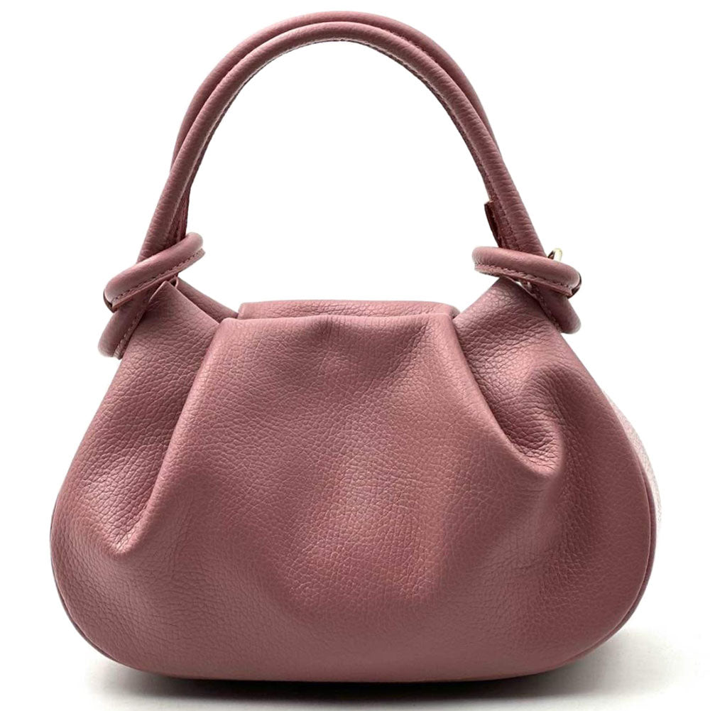 Renata Soft Leather Shoulder Bag - Made In Italy