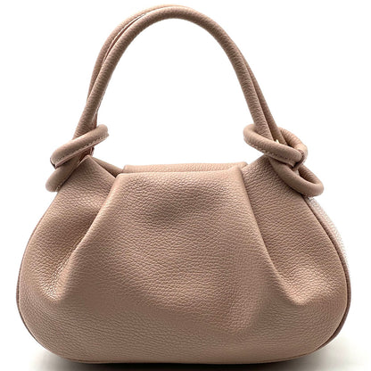 Renata Soft Leather Shoulder Bag - Made In Italy