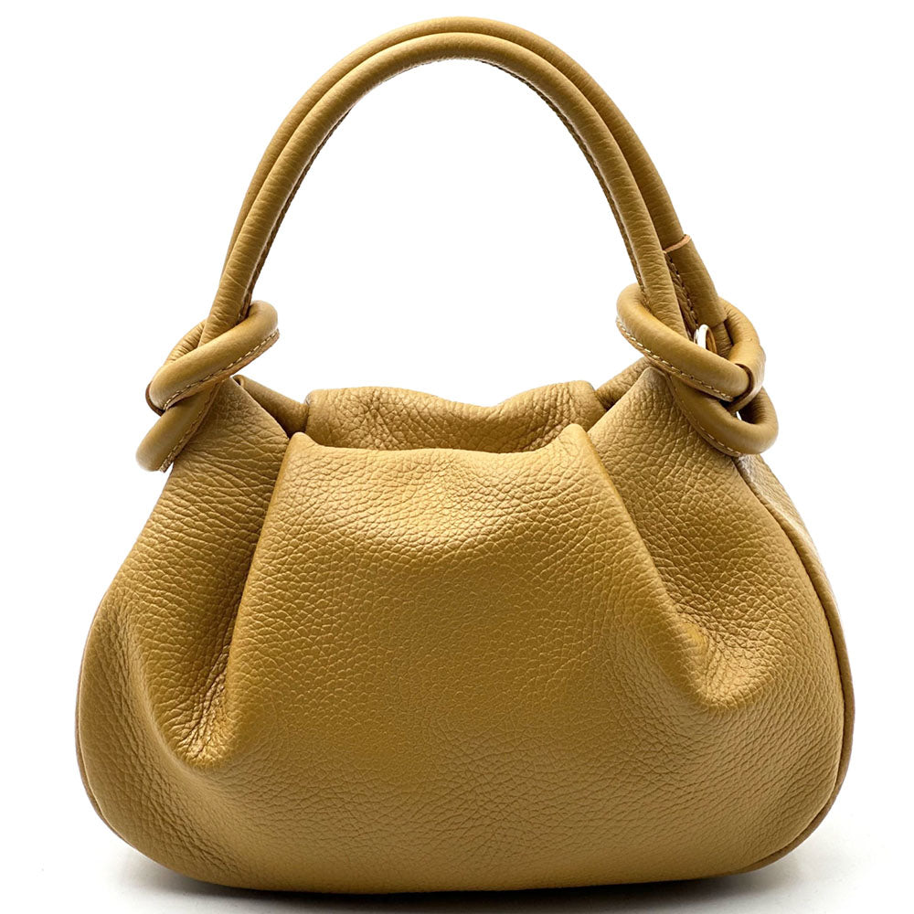 Renata Soft Leather Shoulder Bag - Made In Italy