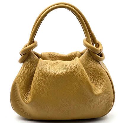 Renata Soft Leather Shoulder Bag - Made In Italy