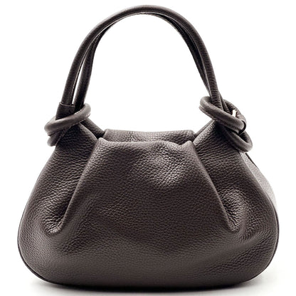 Renata Soft Leather Shoulder Bag - Made In Italy