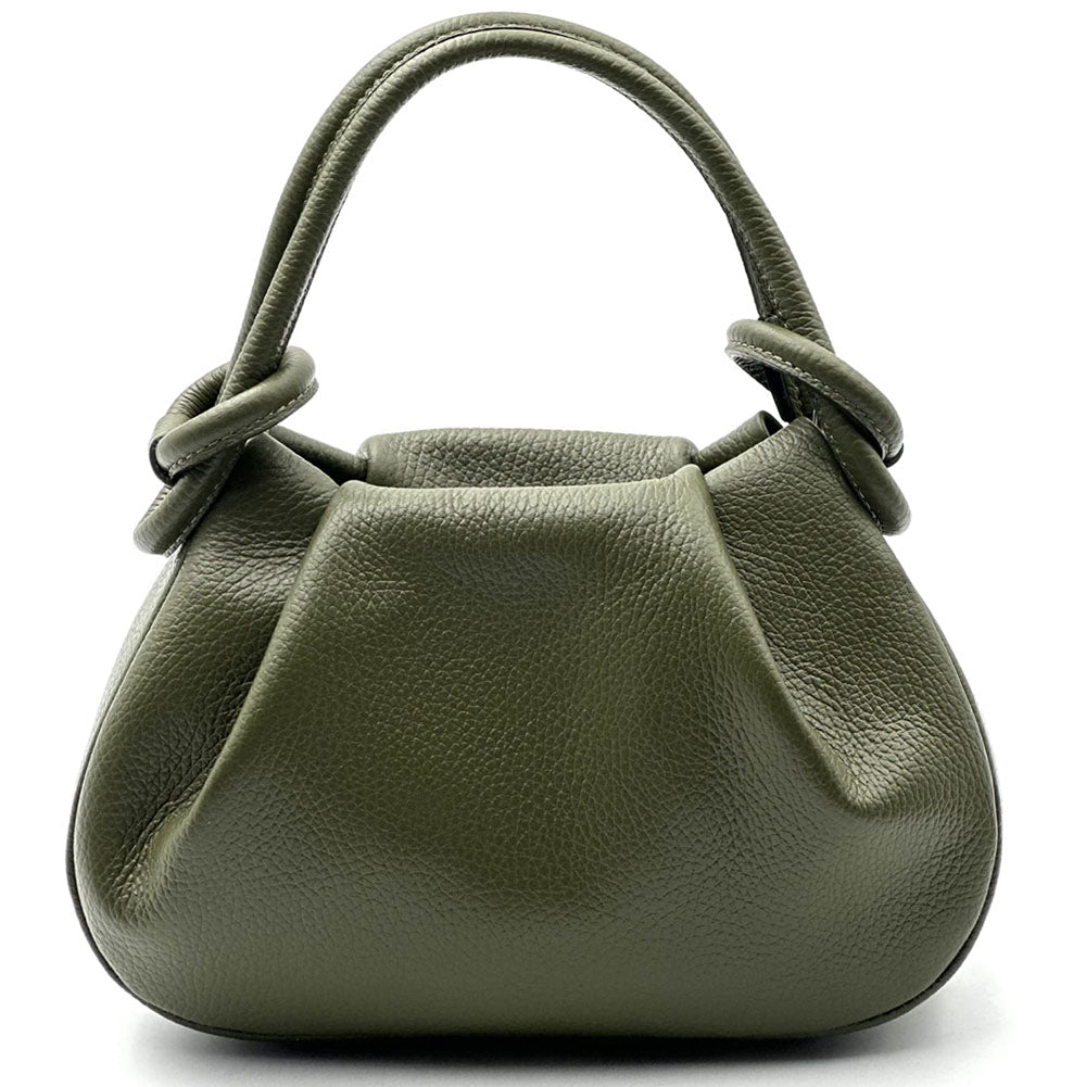 Renata Soft Leather Shoulder Bag - Made In Italy
