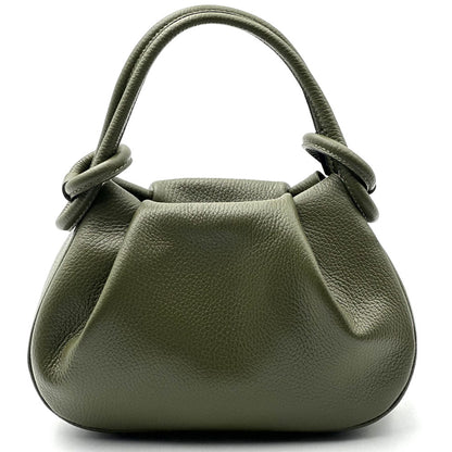 Renata Soft Leather Shoulder Bag - Made In Italy