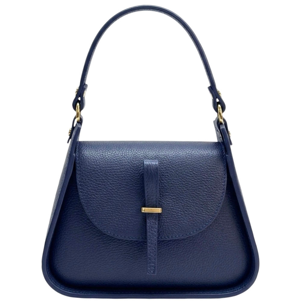Lorenza Italian Cow Leather Shoulder Bag - Made In Italy