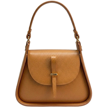 Lorenza Italian Cow Leather Shoulder Bag - Made In Italy