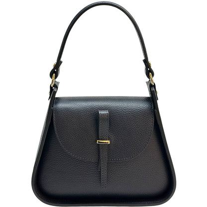 Lorenza Italian Cow Leather Shoulder Bag - Made In Italy