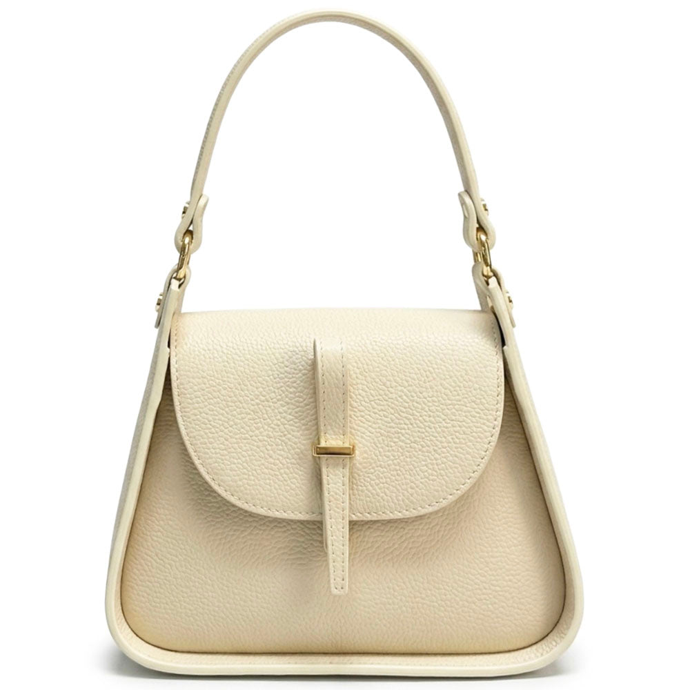 Lorenza Italian Cow Leather Shoulder Bag - Made In Italy