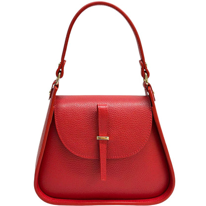 Lorenza Italian Cow Leather Shoulder Bag - Made In Italy