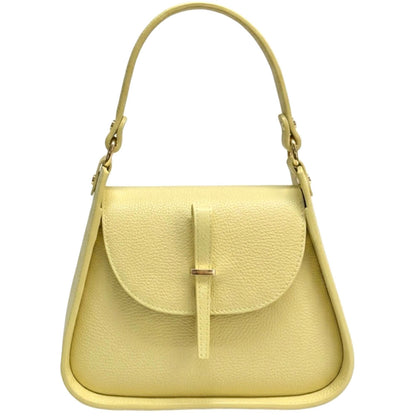 Lorenza Italian Cow Leather Shoulder Bag - Made In Italy