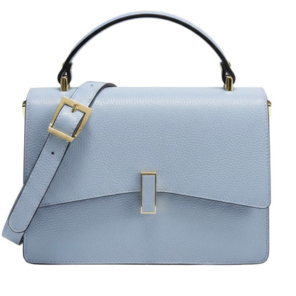 Flaminia Structured Italian Cow Leather Handbag - Made In Italy