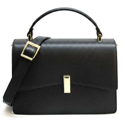 Flaminia Structured Italian Cow Leather Handbag - Made In Italy