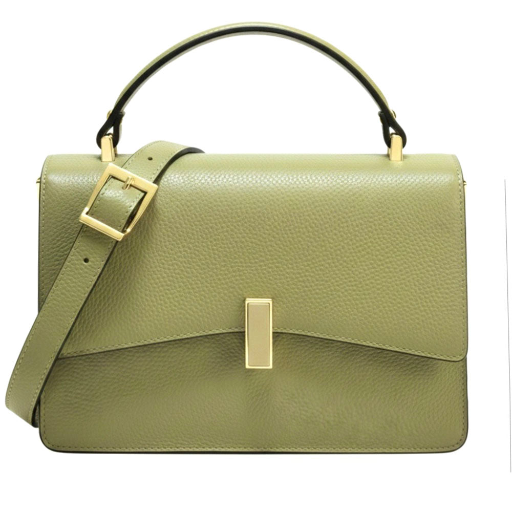 Flaminia Structured Italian Cow Leather Handbag - Made In Italy