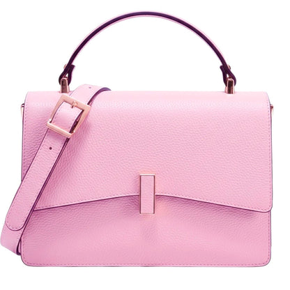 Flaminia Structured Italian Cow Leather Handbag - Made In Italy
