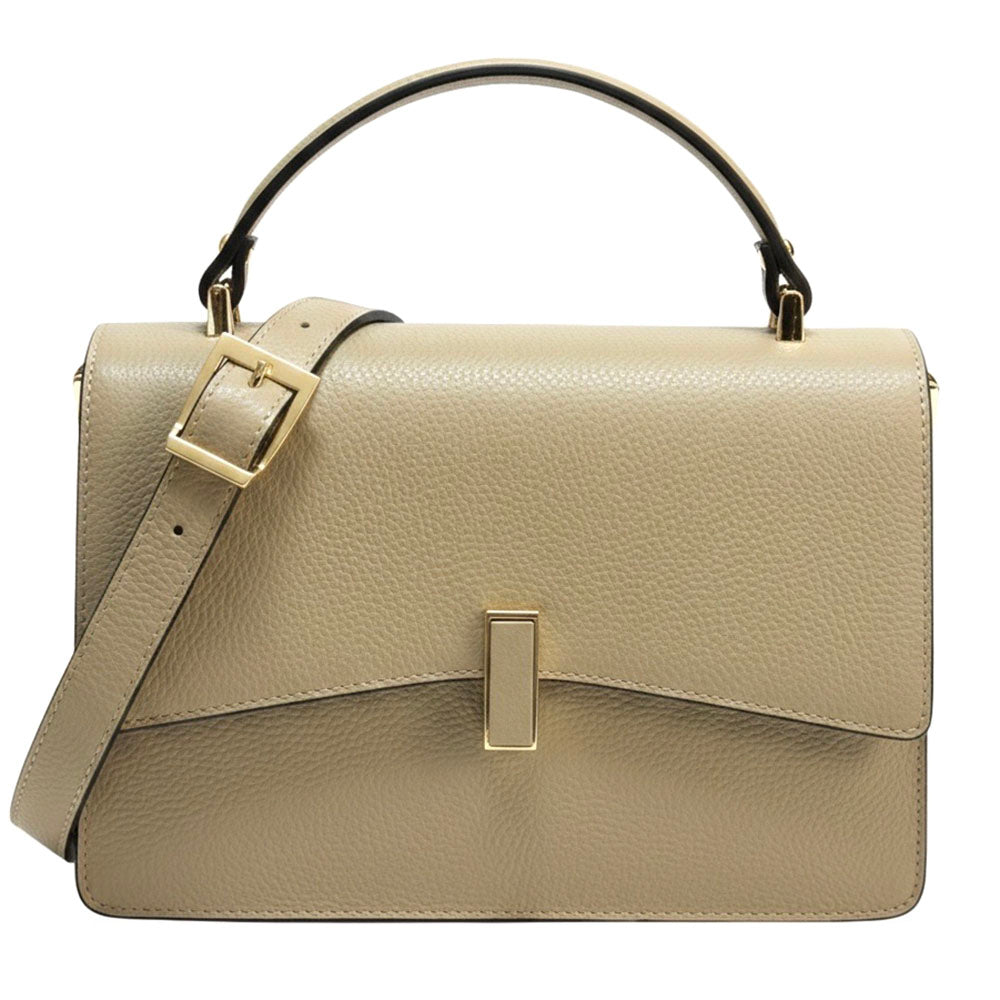 Flaminia Structured Italian Cow Leather Handbag - Made In Italy