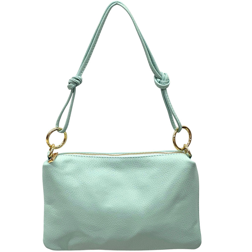 Neriva Soft Cow Leather Mini Shoulder and Crossbody Bag - Made In Italy
