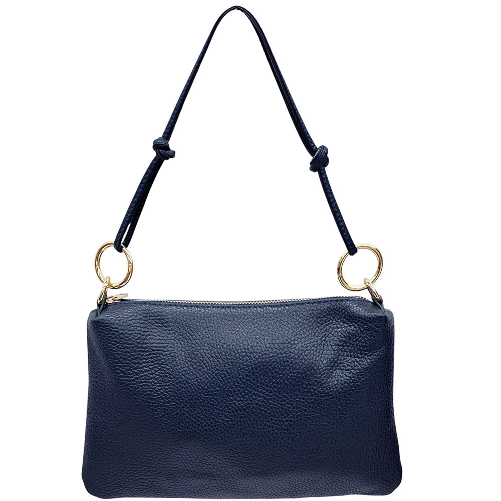 Neriva Soft Cow Leather Mini Shoulder and Crossbody Bag - Made In Italy