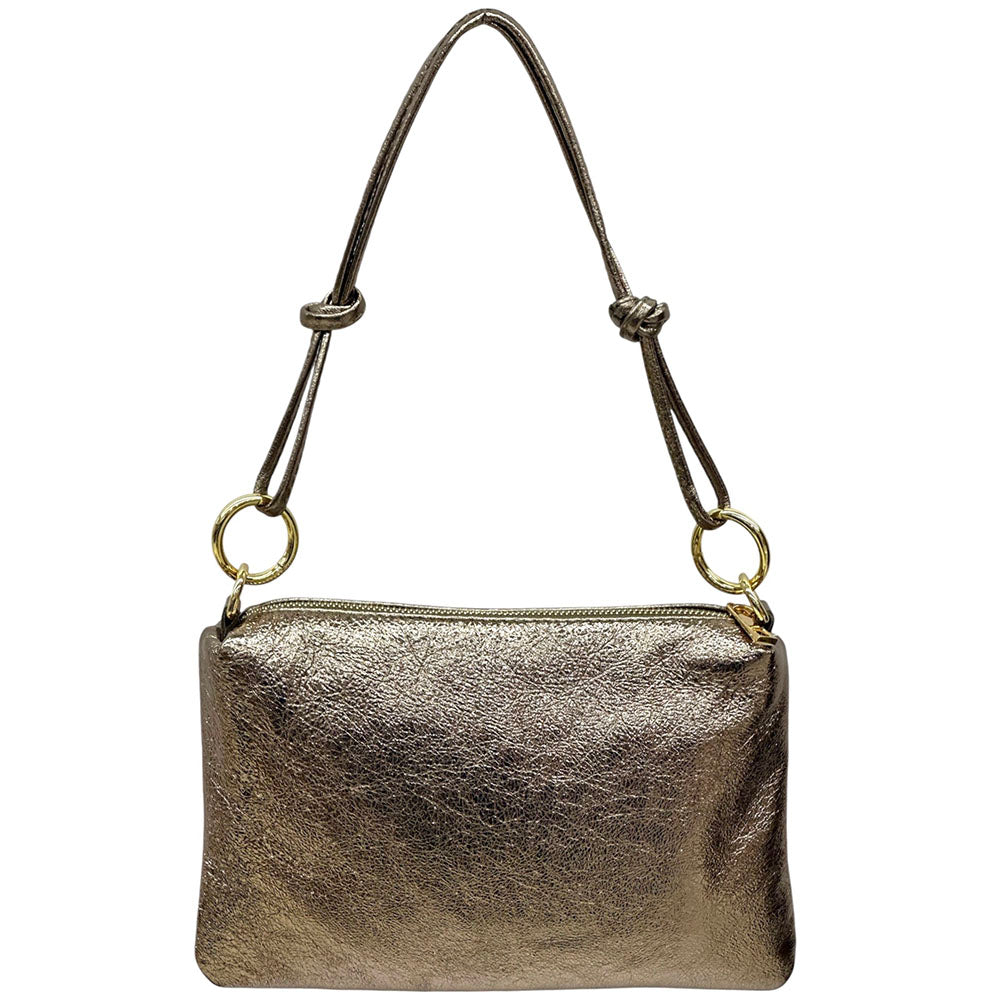 Neriva Soft Cow Leather Mini Shoulder and Crossbody Bag - Made In Italy