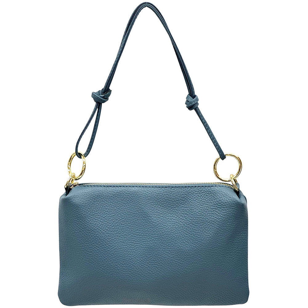 Neriva Soft Cow Leather Mini Shoulder and Crossbody Bag - Made In Italy