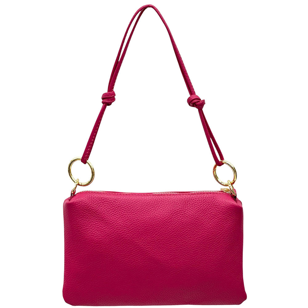 Neriva Soft Cow Leather Mini Shoulder and Crossbody Bag - Made In Italy