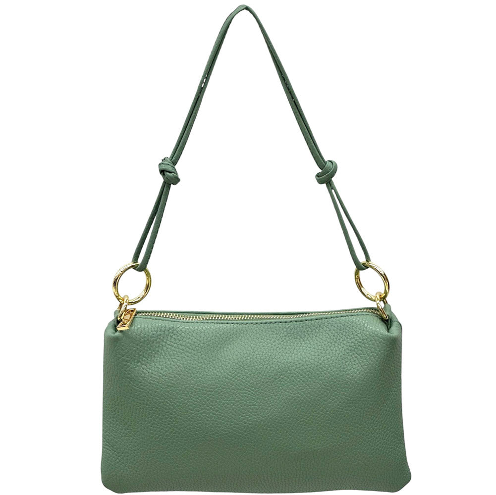 Neriva Soft Cow Leather Mini Shoulder and Crossbody Bag - Made In Italy