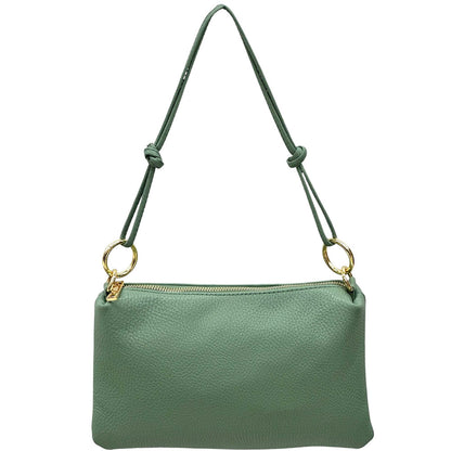 Neriva Soft Cow Leather Mini Shoulder and Crossbody Bag - Made In Italy