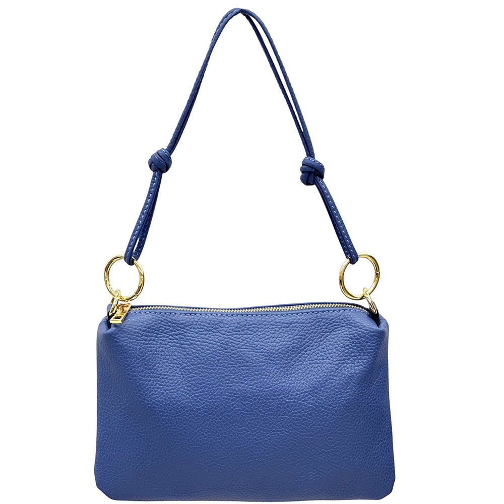 Neriva Soft Cow Leather Mini Shoulder and Crossbody Bag - Made In Italy