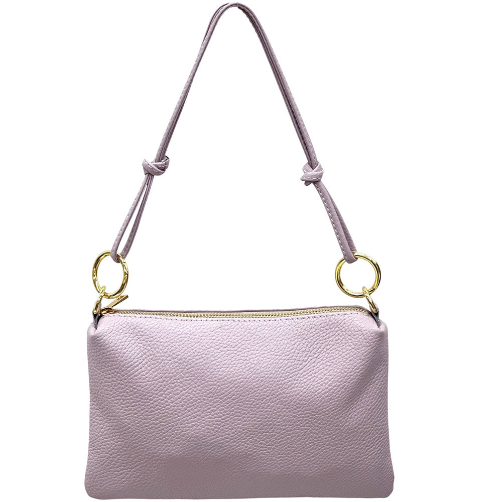 Neriva Soft Cow Leather Mini Shoulder and Crossbody Bag - Made In Italy